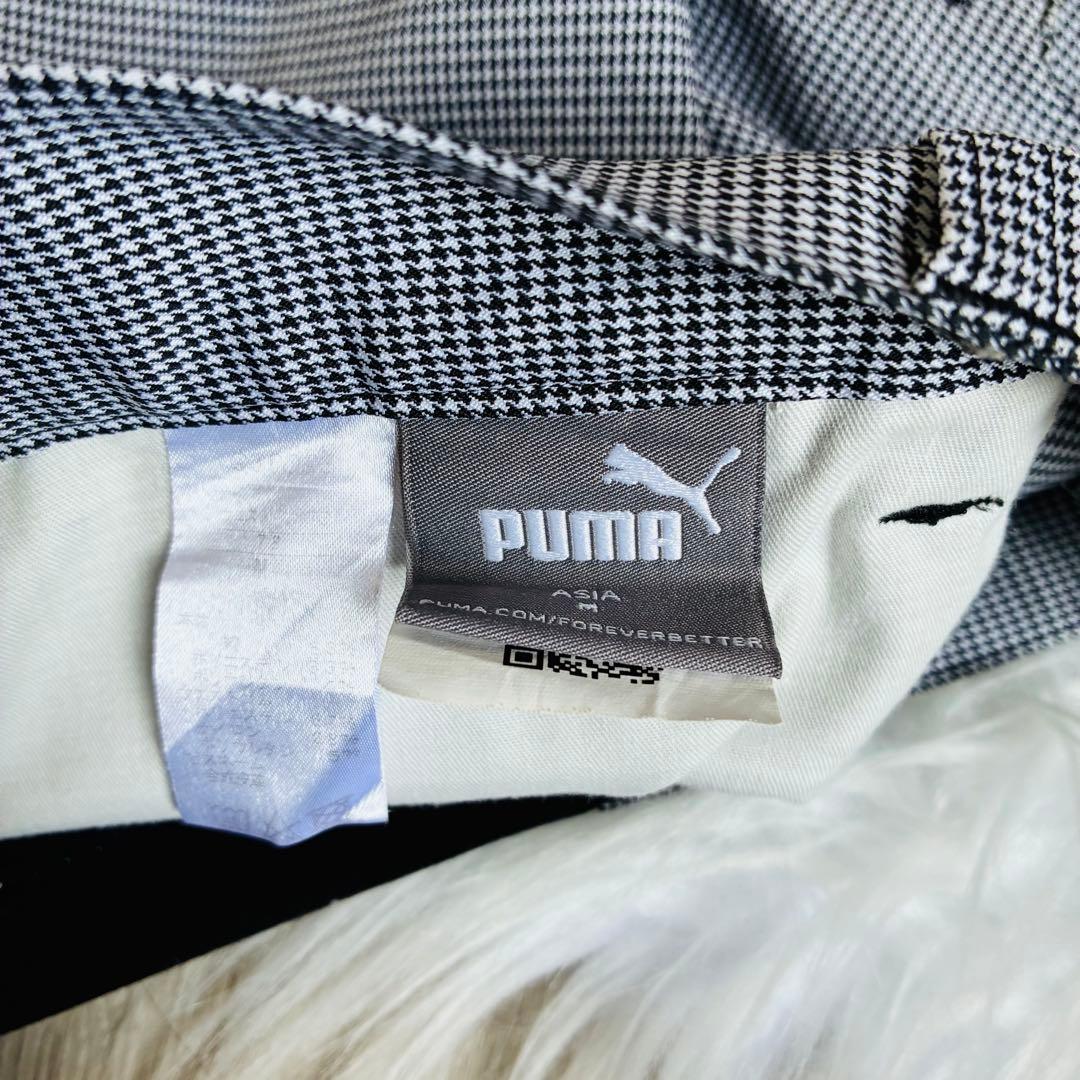 新品未使用　PUMA GOLF プーマゴルフ　ストレッチパンツ　ロゴボタン