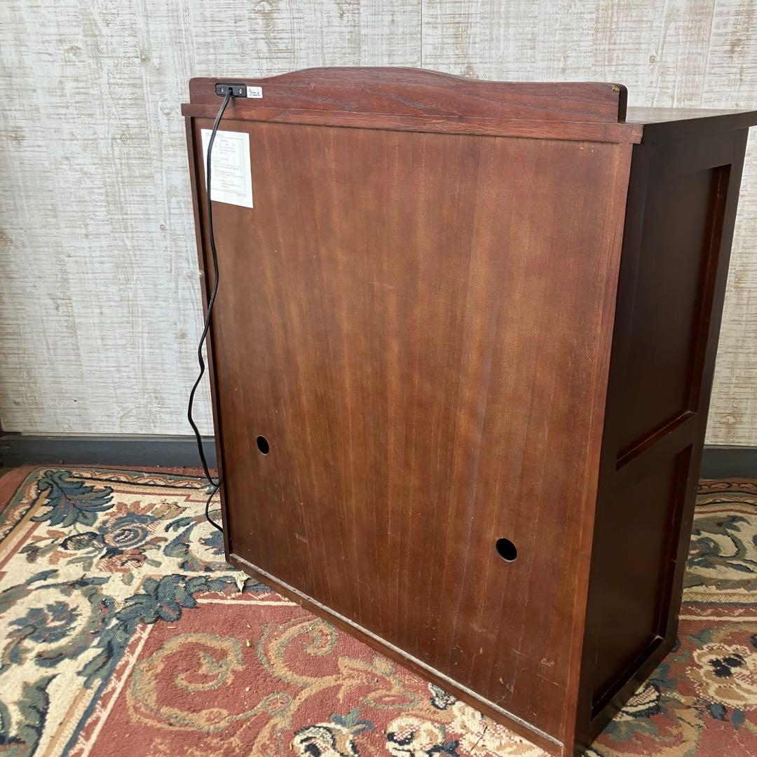 昭和レトロ 三聖 13杯多数収納 木製サイドボード 飾り棚 キッチンボード古家具