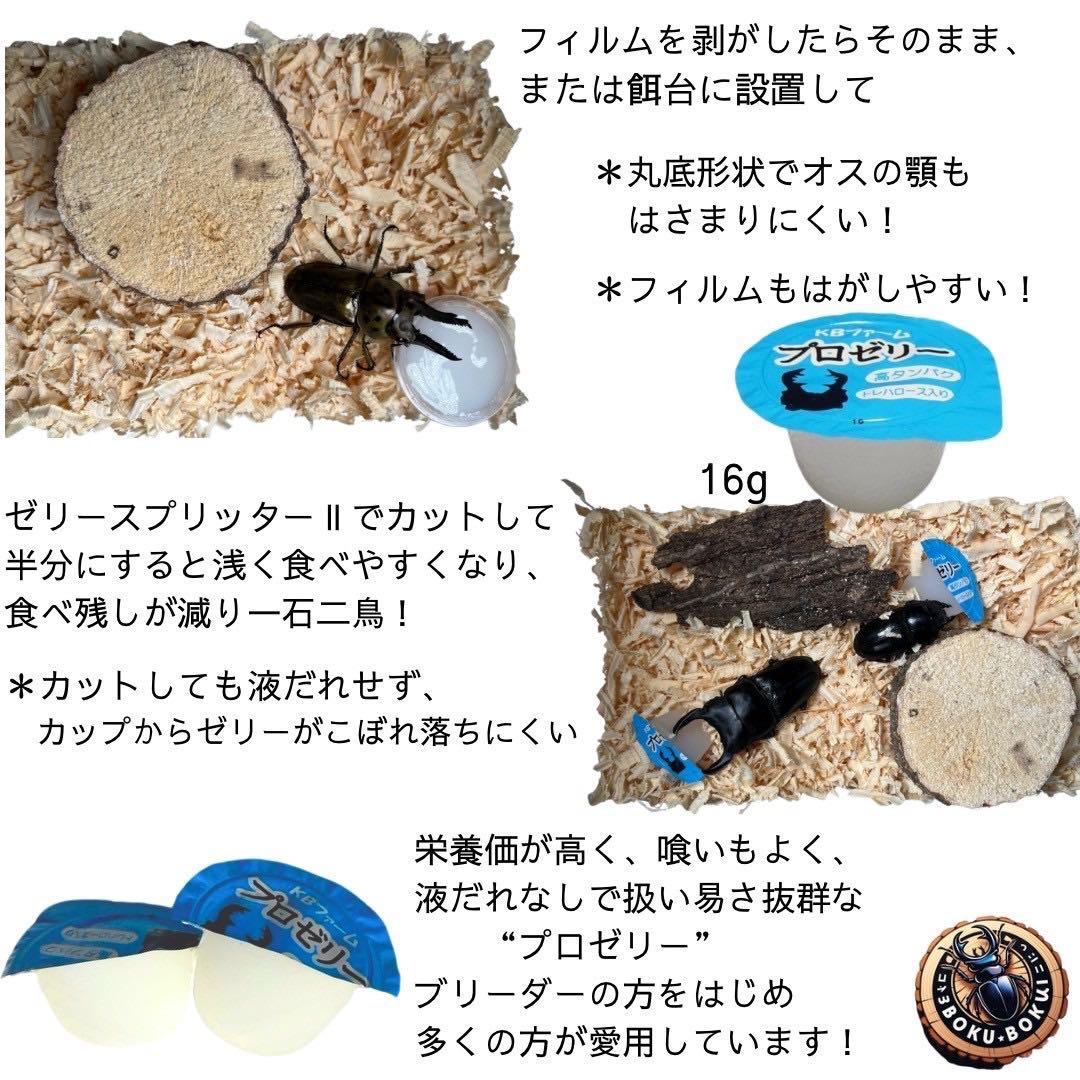 国産プロゼリー3000個KBファーム・カブトムシ　クワガタ 【木ぼく】