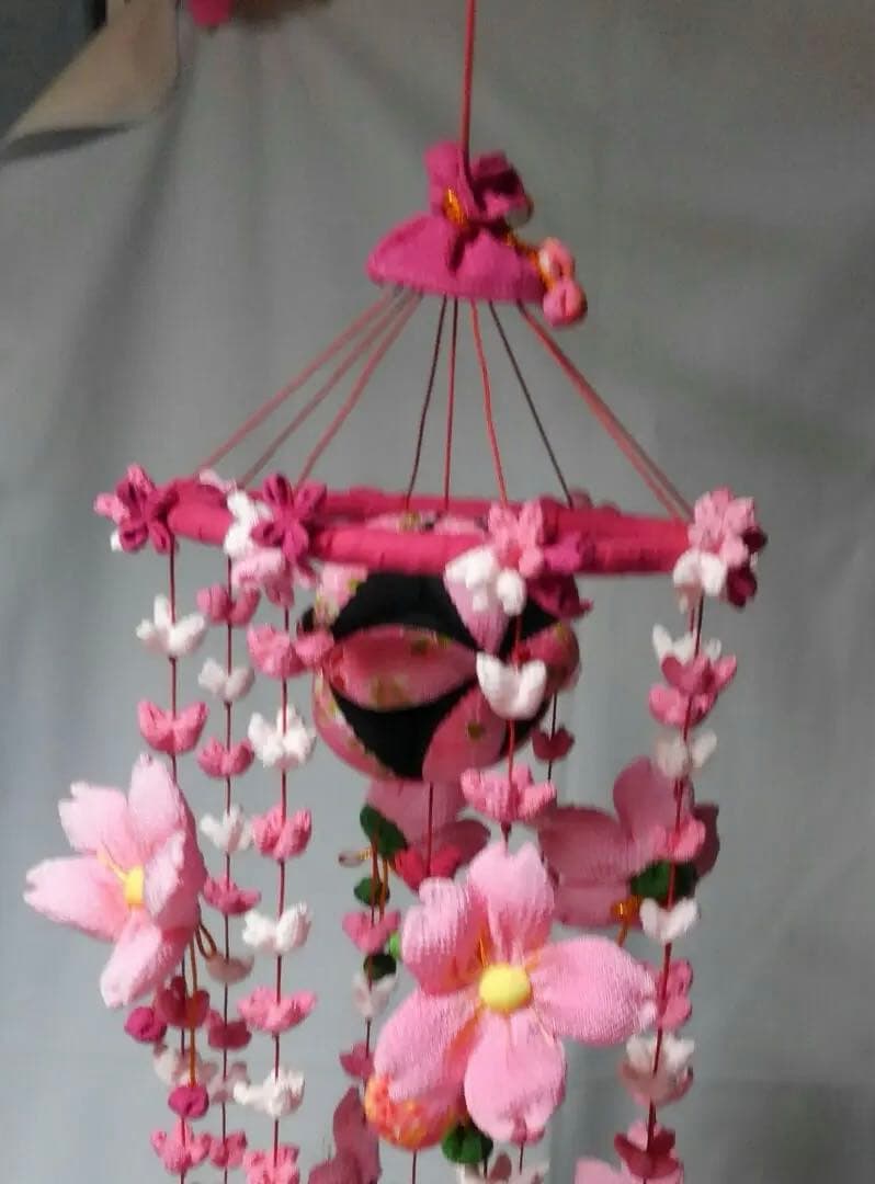 ちりめん吊るし桜吊るし飾り☆ハンドメイド