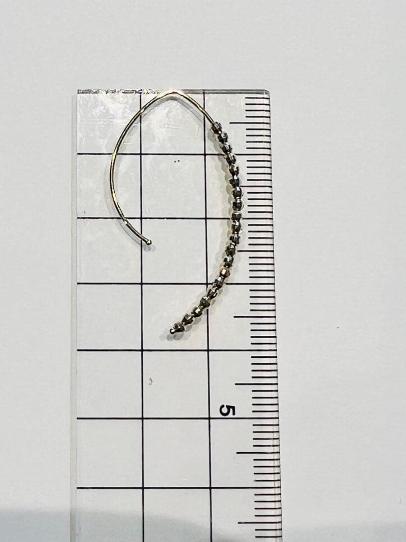 【証明書付】【片耳のみ】MIZUKI ミズキ バナナフープピアス S