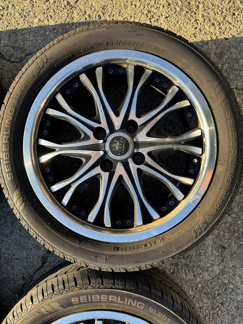 165/55/15 タイヤホイールセット