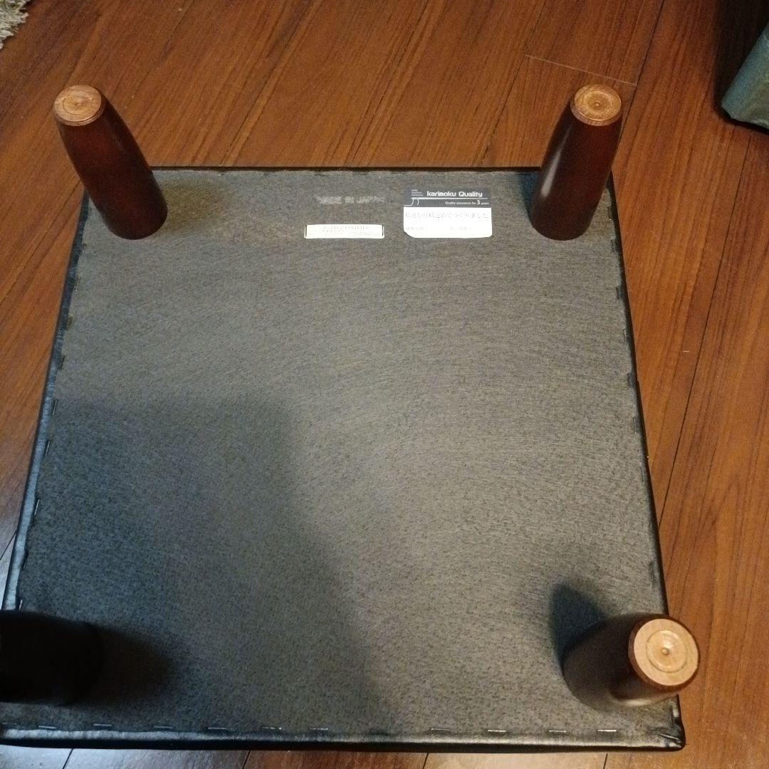 カリモク60 オットマン ブラック