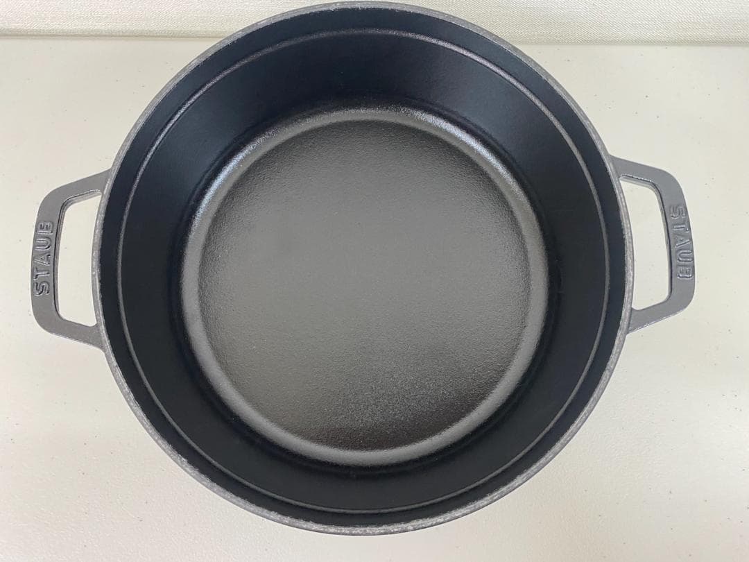 正規品 ストウブ シャロー ココット 26cm ブラック 鍋 調理器具 コストコ