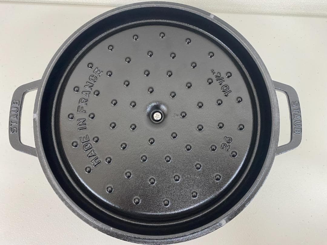正規品 ストウブ シャロー ココット 26cm ブラック 鍋 調理器具 コストコ