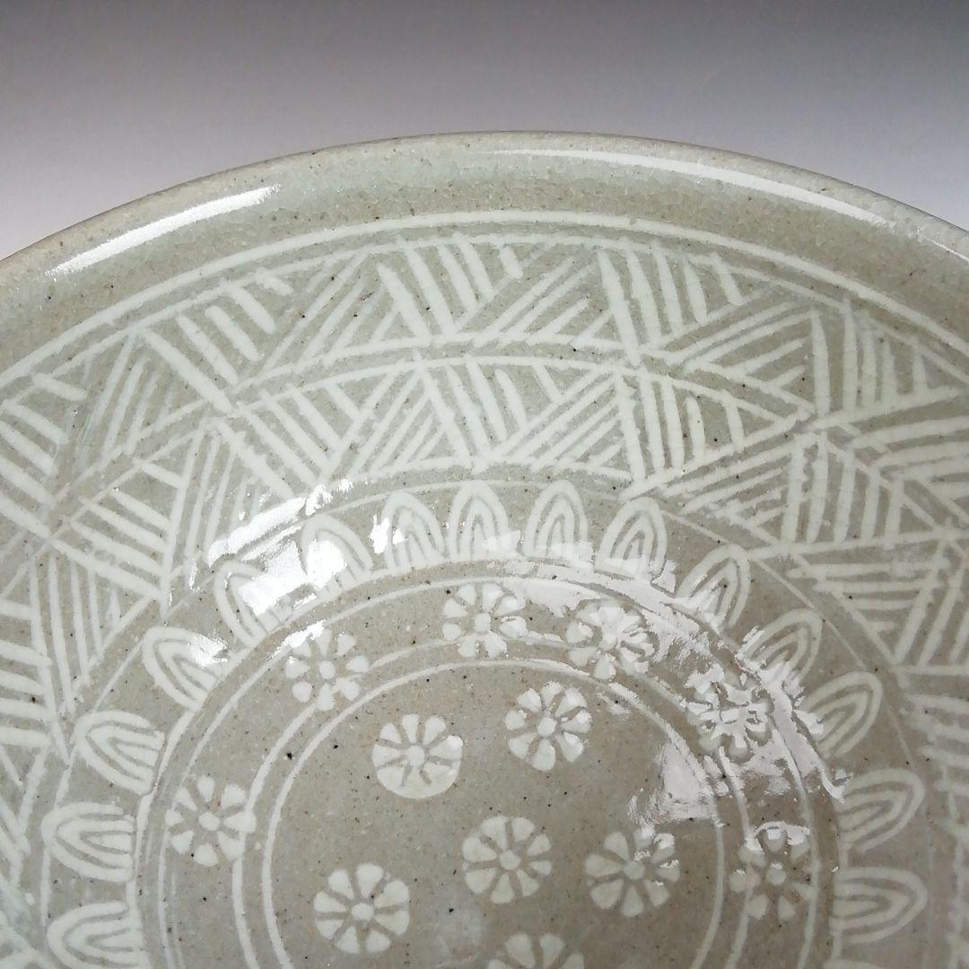 Ｔ９２０　数茶碗　十客『三島　数茶碗』『阿漕窯　翠峯 造』　共箱　茶道具