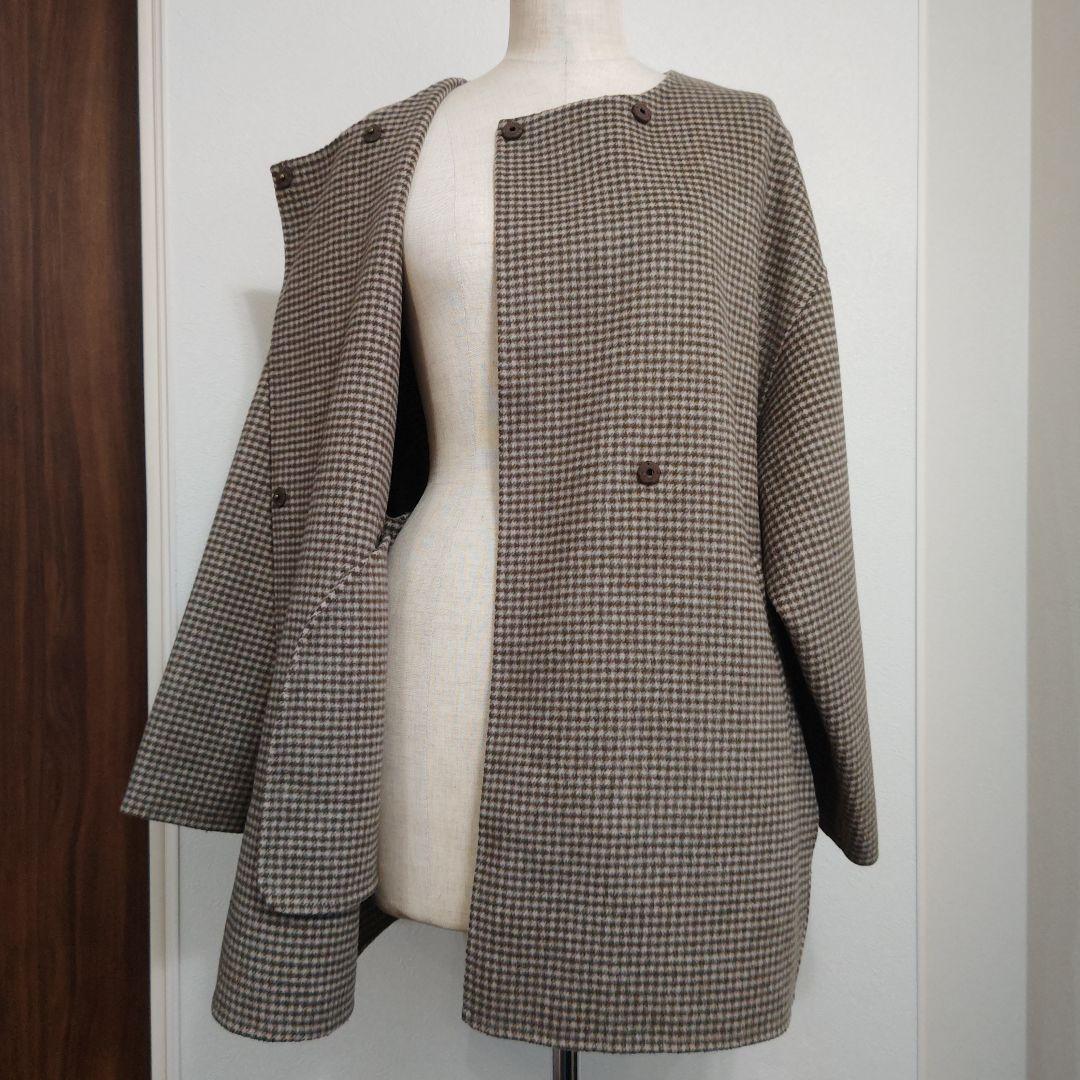 美品✨『SLOBE IENA』ハミルトン リバー ウール ショート コート F