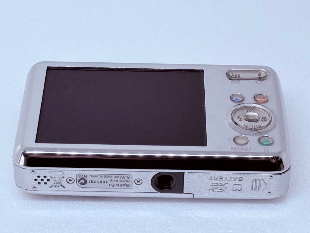 PENTAX Optio S1 シルバー 動作確認済 付属多 コンパクトデジカメ