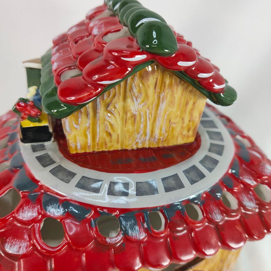 レア！極美品✨ビレロイアンドボッホ 陶器製クリスマスキャンドルハウス