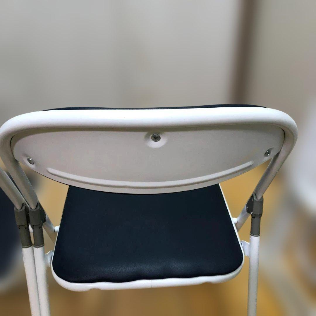 藤沢工業 折り畳パイプ椅子 4客セット 事務用品 店舗用品 88338