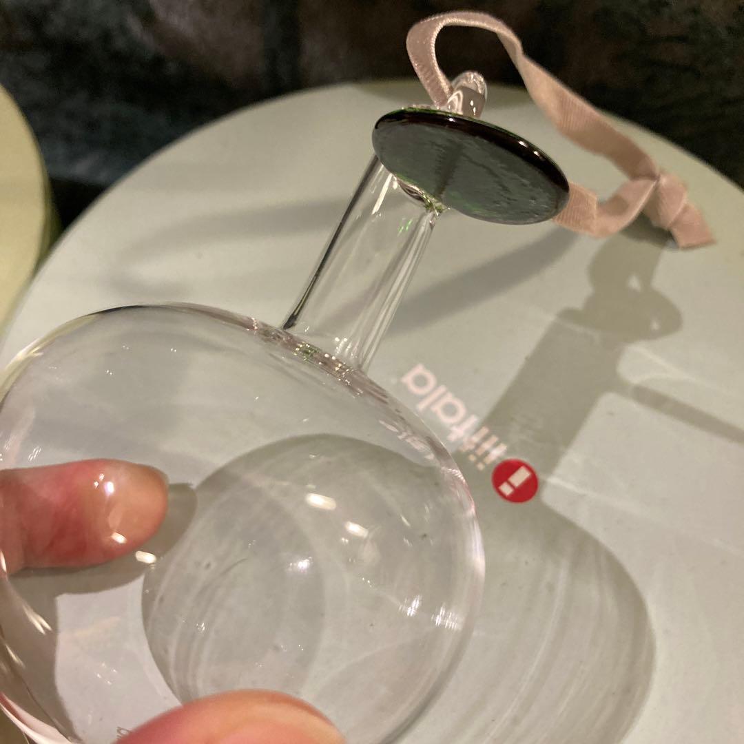 イッタラ　ガラスオーナメント　りんご6個　ミナペルホネンオーナメントおまけ付き