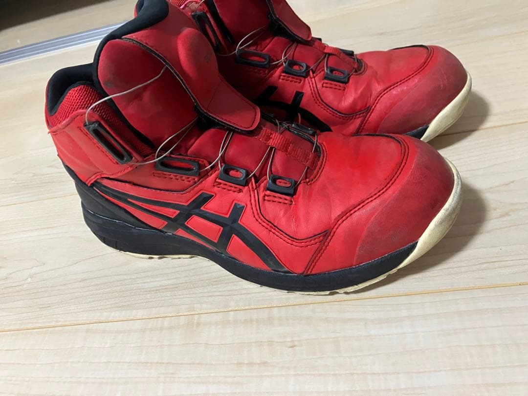 ASICS BDA レッド安全靴