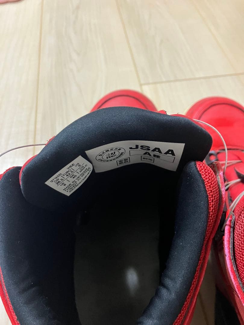 ASICS BDA レッド安全靴