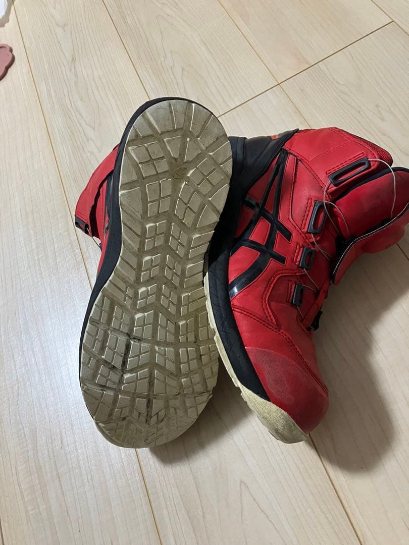 ASICS BDA レッド安全靴