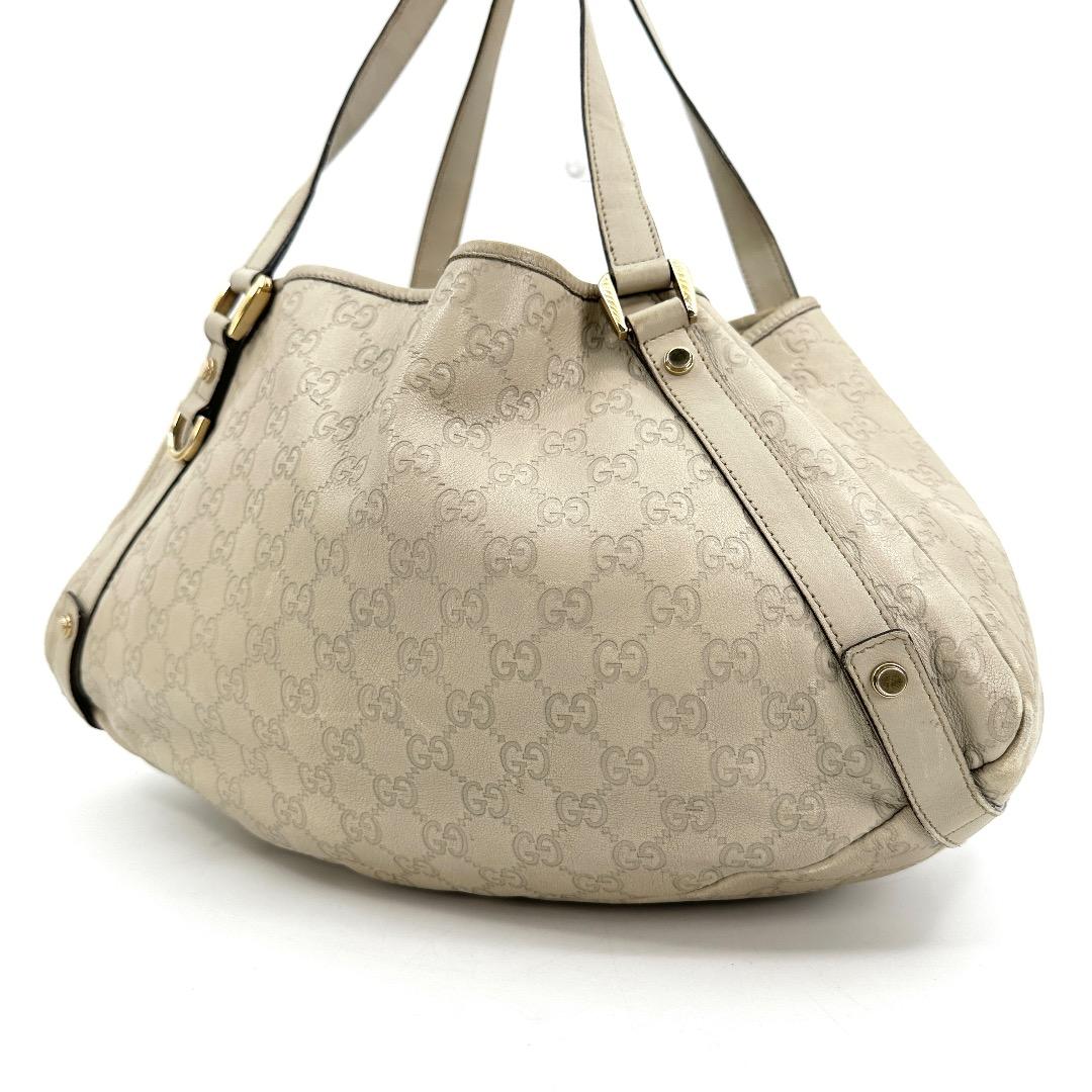 GUCCI グッチ グッチシマ Guccissima ショルダーバッグ ベージュ