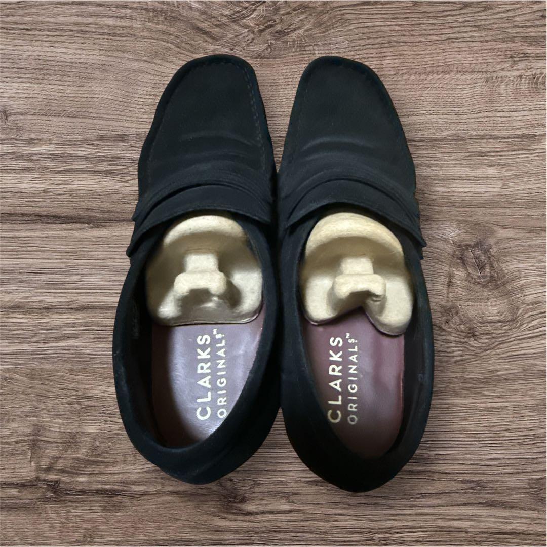 クラークスオリジナルス　ワラビーローファー【BLACK】26.0cm