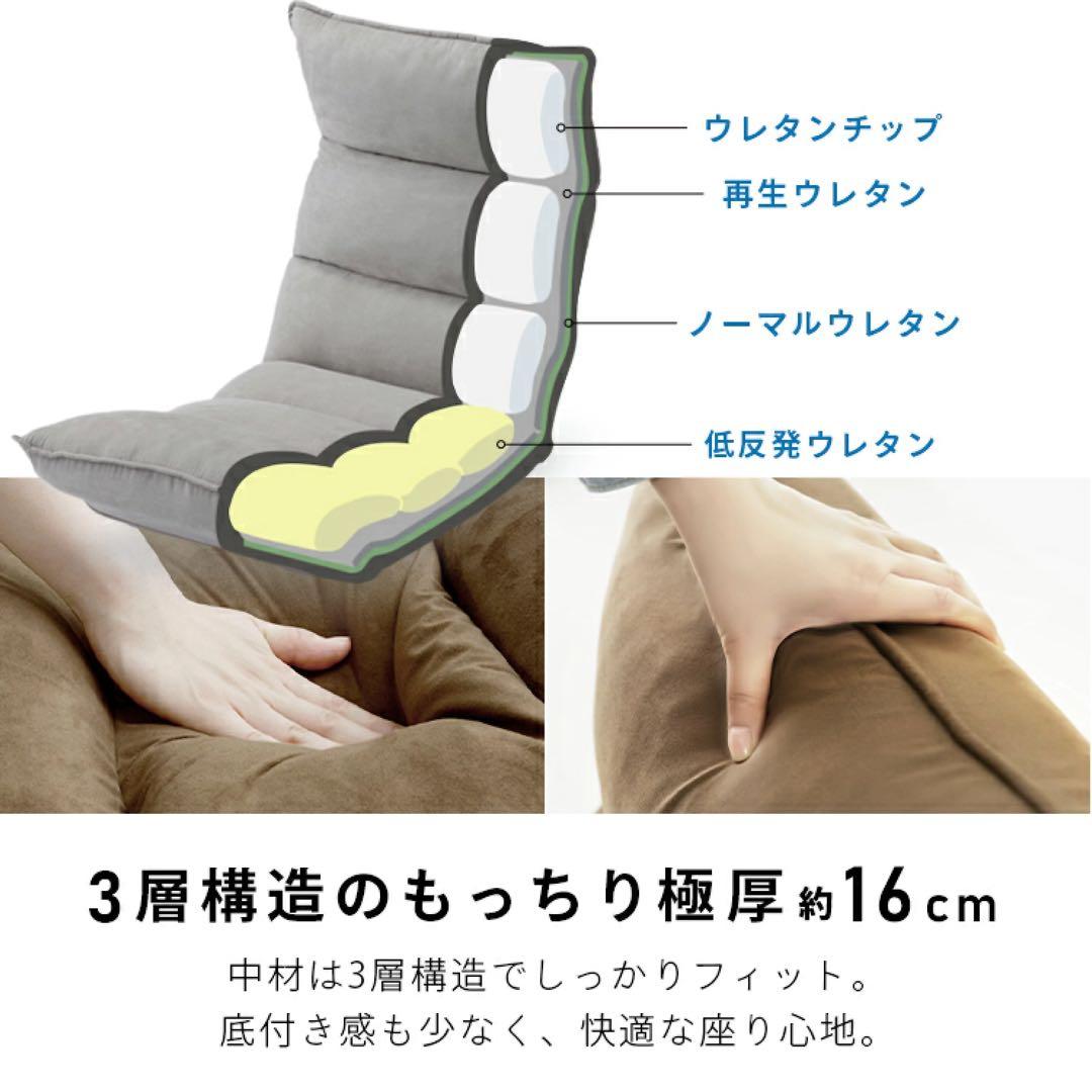 【座椅子 2セット】3箇所14段階ギア付き