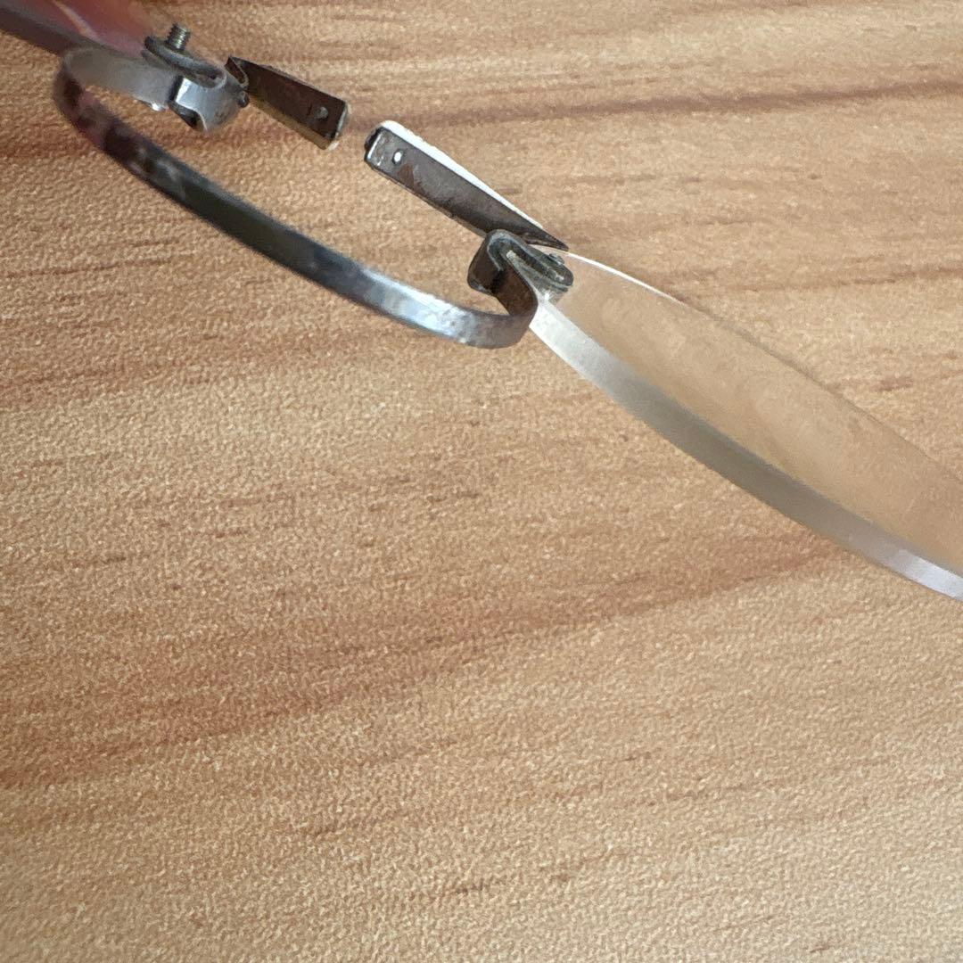 Cブリッジ型　古いフィンチ眼鏡