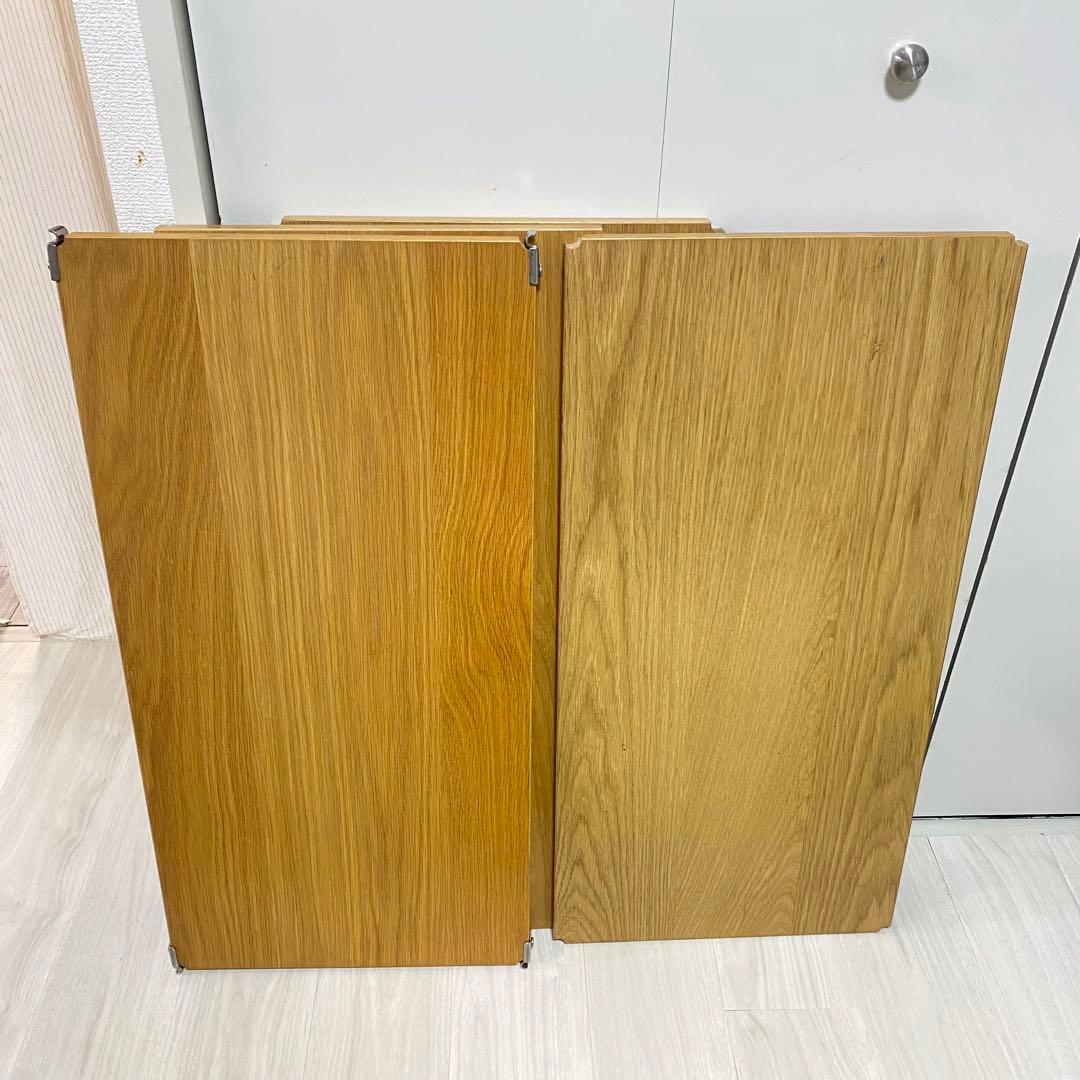 ① 5枚セット　無印良品　ステンレスユニットシェルフ　追加棚板