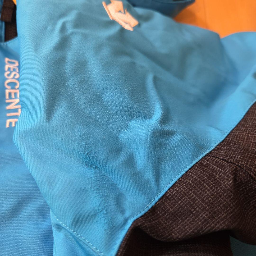 ✨DESCENTE✨150cm 子ども用スキーウェア (ブルー/グレー)