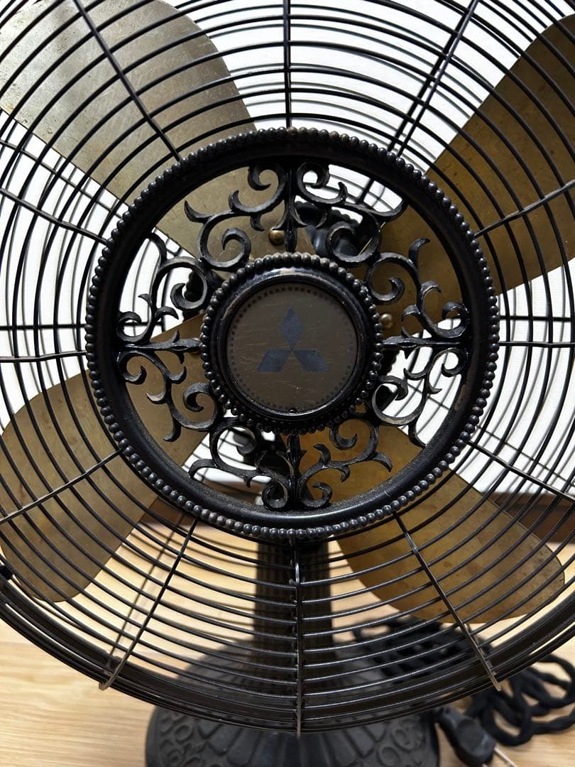 三菱電機扇風機 Z-30EB レトロ アンティーク 黒