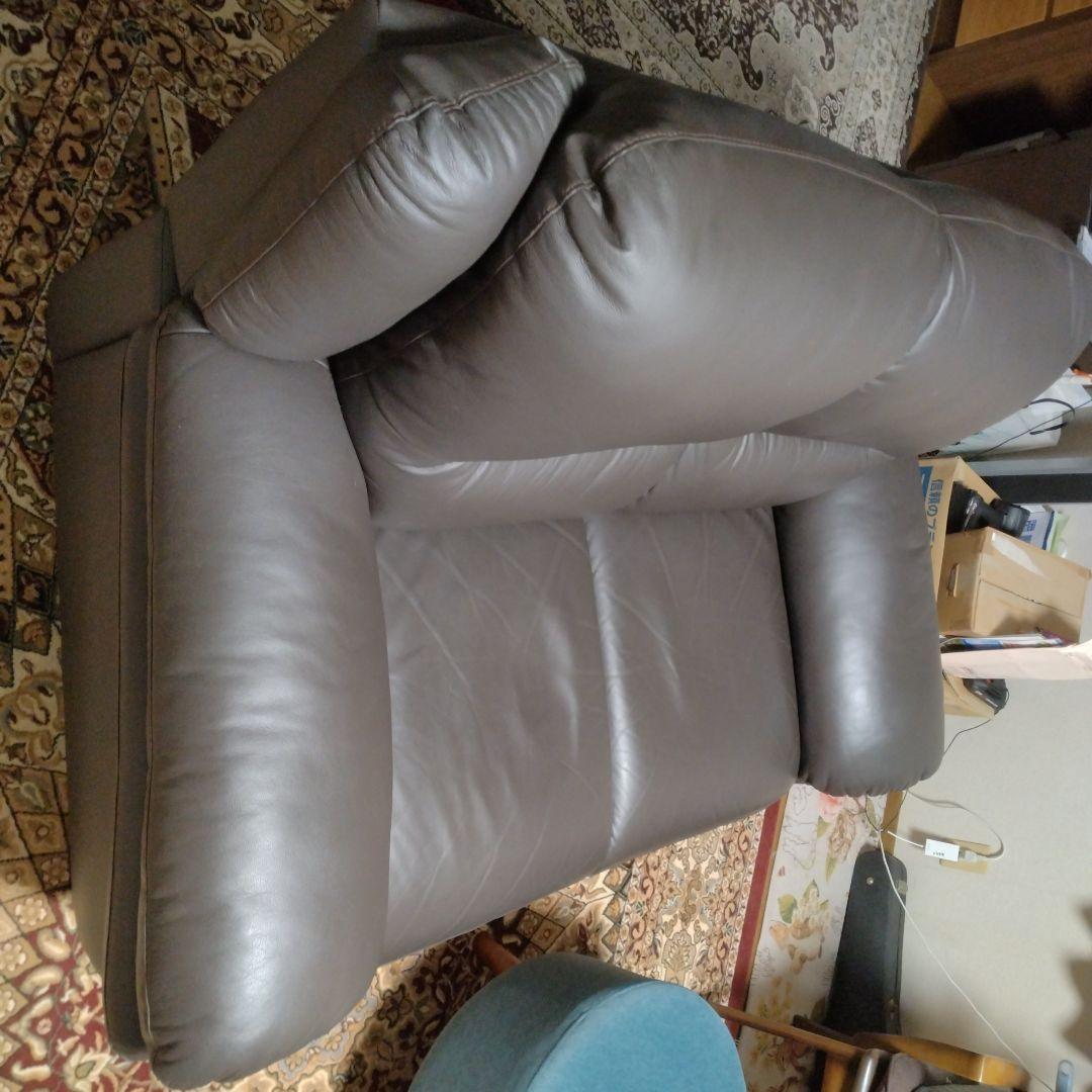 革ソファー2人掛け