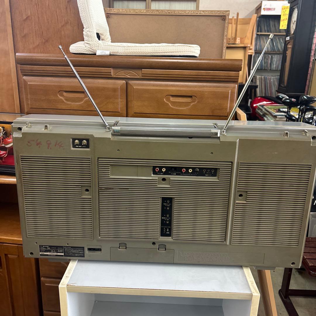 SHARP GF-909 ラジカセ シルバー