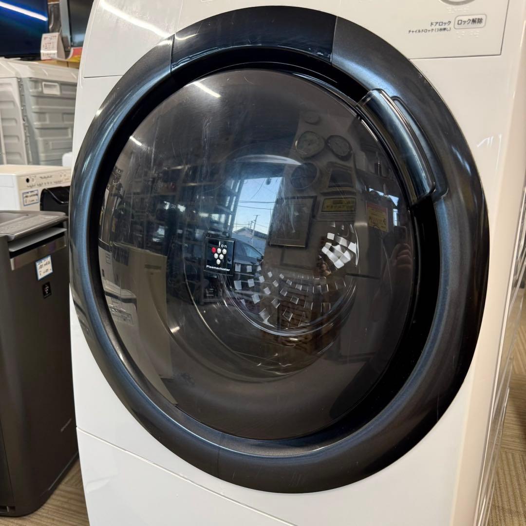 値下げ‼️シャープ 2022年製 7.0/3.5kgドラム式プラズマクラスター