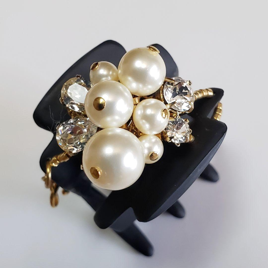 新品　コンプレックスビズ　パール　ブラック　デザートクリップ　中　小セット