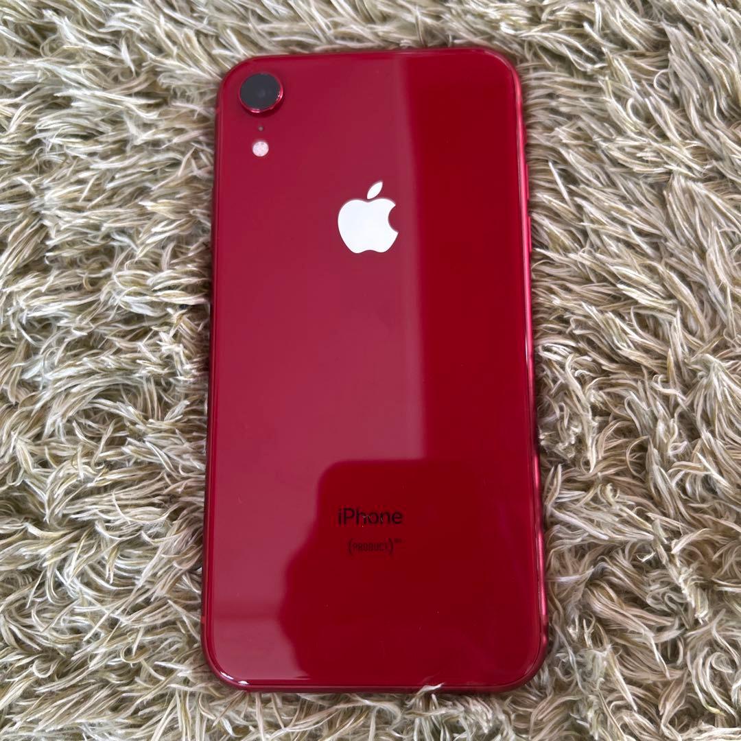 【中古】iPhone XR 電池残量90% ※画面割れあり