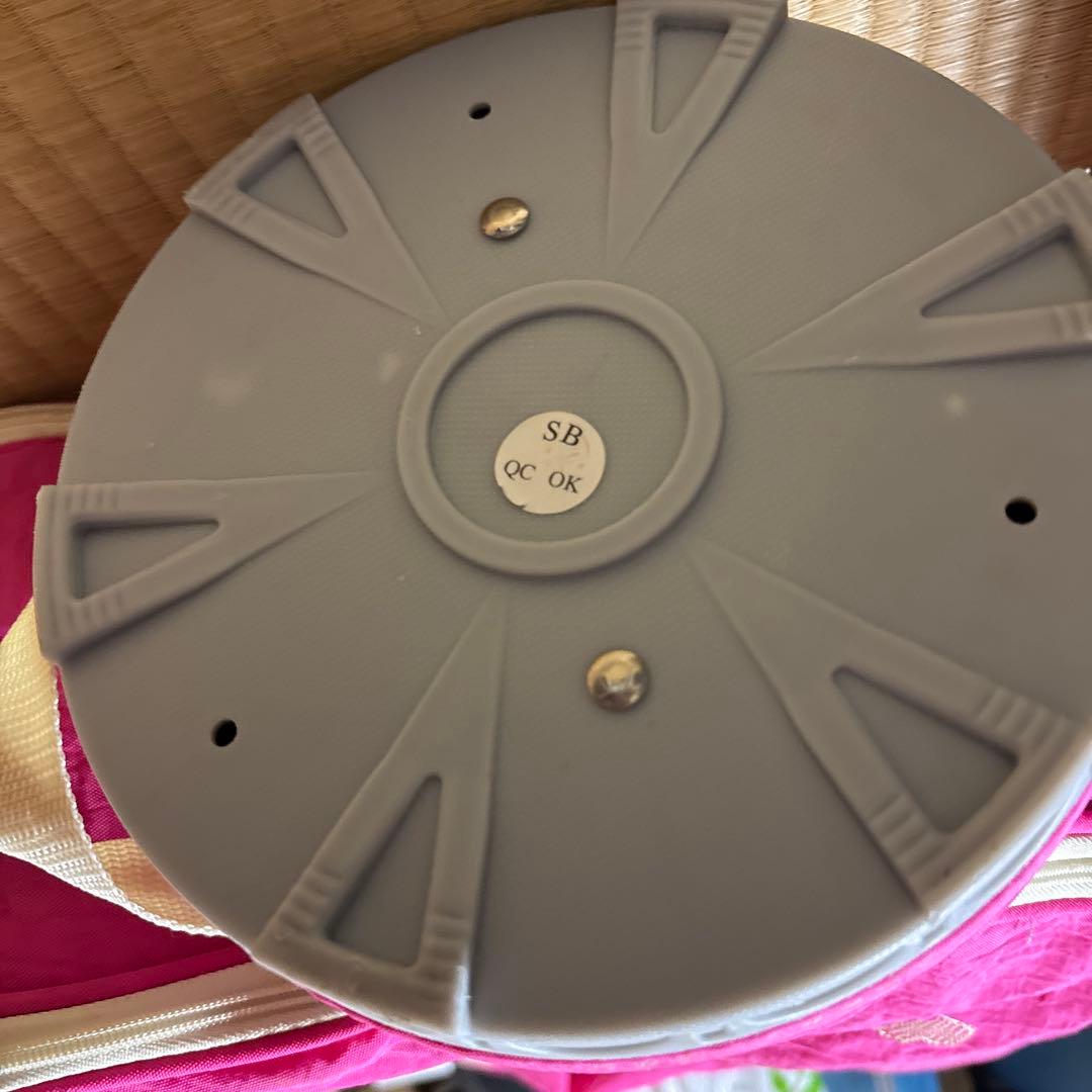 ピンク ゴルフバッグ ハート刺繍付き