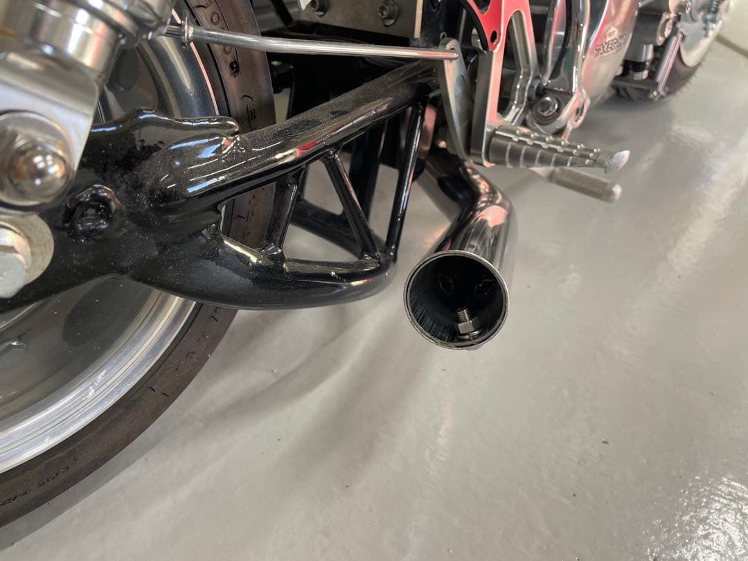 【マサ】モンキー　ワンオフ　マフラー　ショート管　車高短　ステンレス製