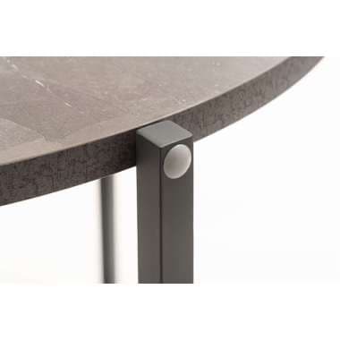 メーカー直送】東谷 GDT-10MB フォールディングラウンドテーブル ブラウン