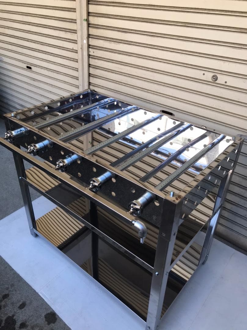 ９０×５５【新品　グリドル　鉄板焼　グリラー】台付　天板１枚　お好み焼きそば　祭