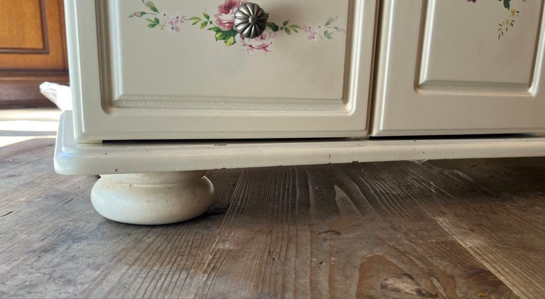 ロココ調 白家具 インテリア アンティーク 薔薇 ローズ チェスト 姫系