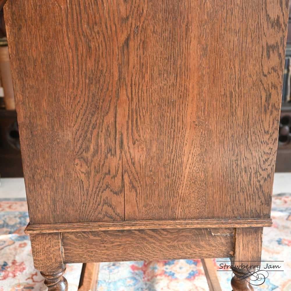 L3710-24 英国アンティーク オーク ライティングビューロ デスク 勉強机