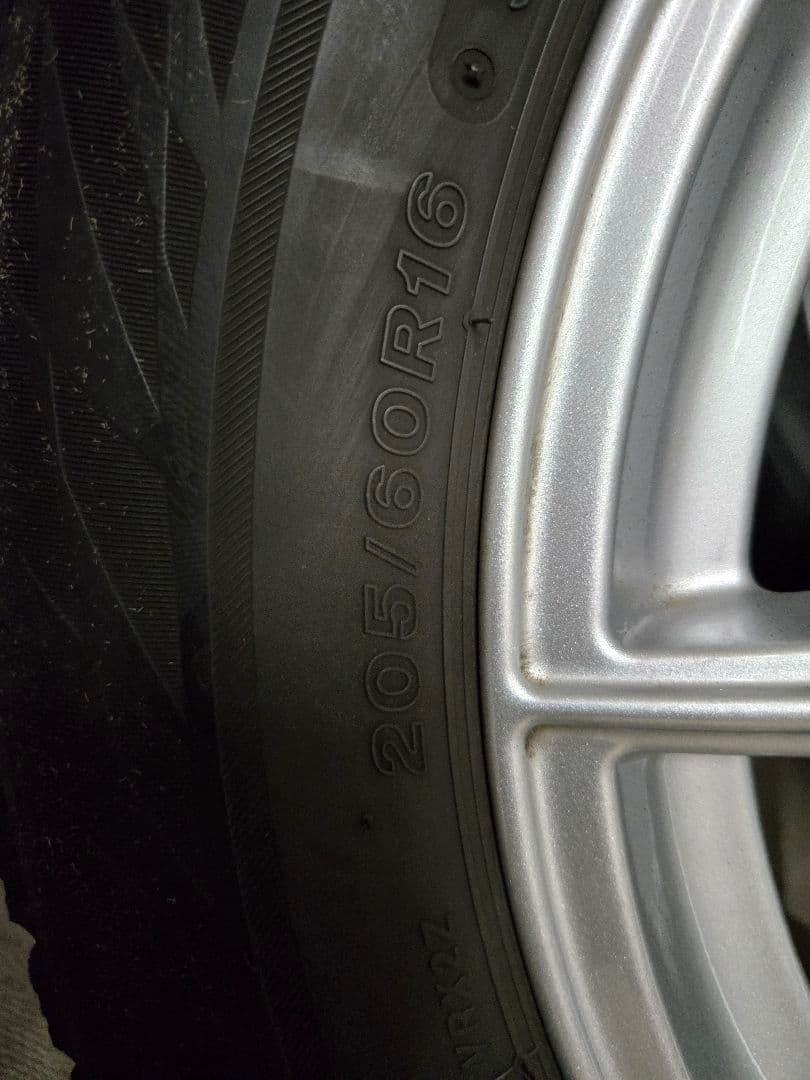 ベンツ純正アルミ &ブリヂストンスタッドレス205/60R16 4本セット