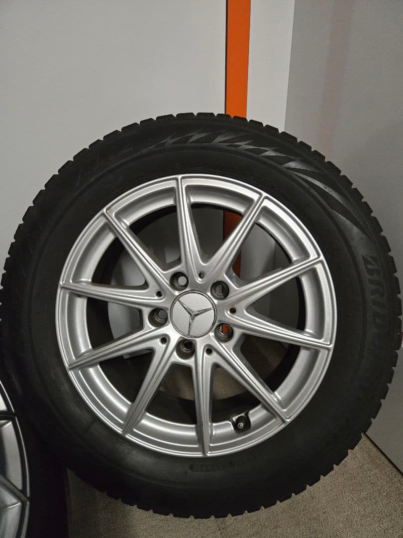 ベンツ純正アルミ &ブリヂストンスタッドレス205/60R16 4本セット