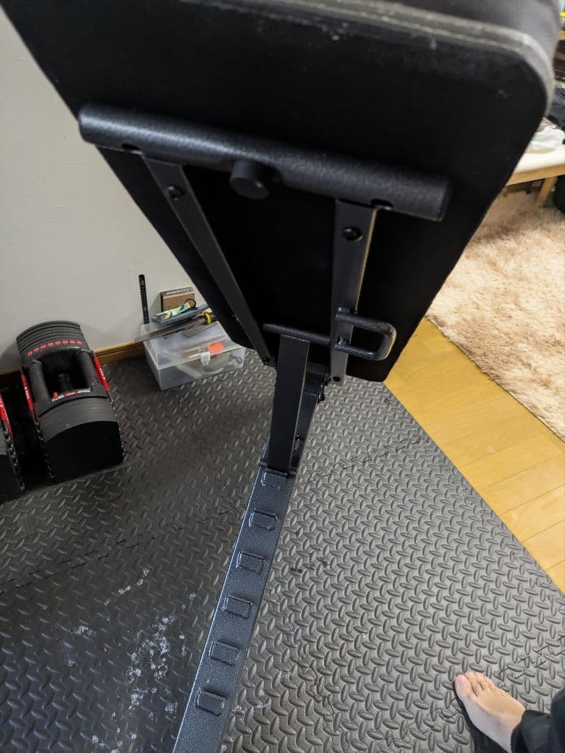 【引き取り目黒区】可変式ダンベル　41.5kg×2　ベンチセット