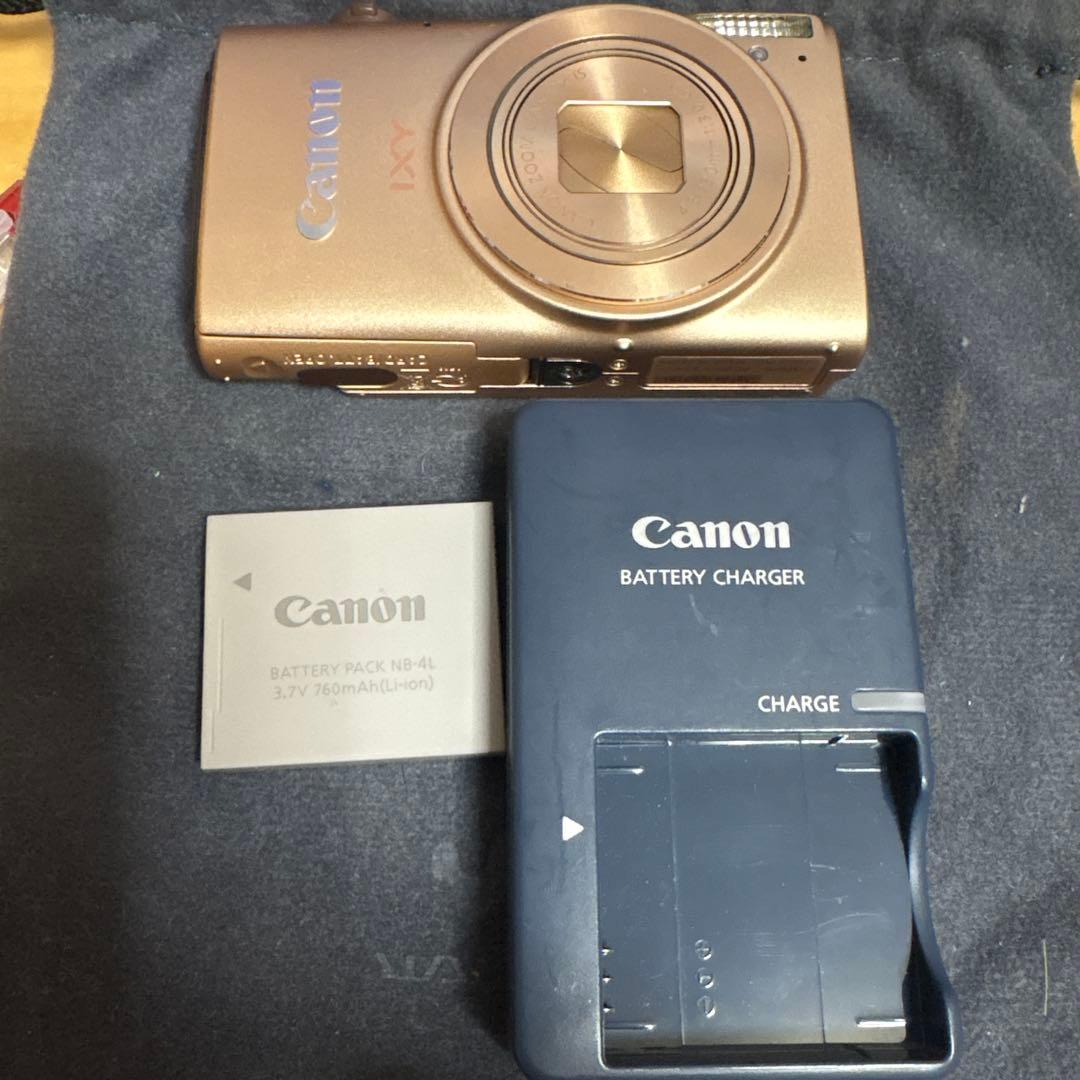 Canon IXY 620F コンパクトデジタルカメラ ゴールド 中古極美品