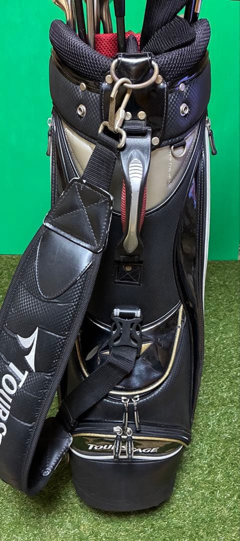 メンズクラブ12本セット TOURSTAGEキャディバッグ付き