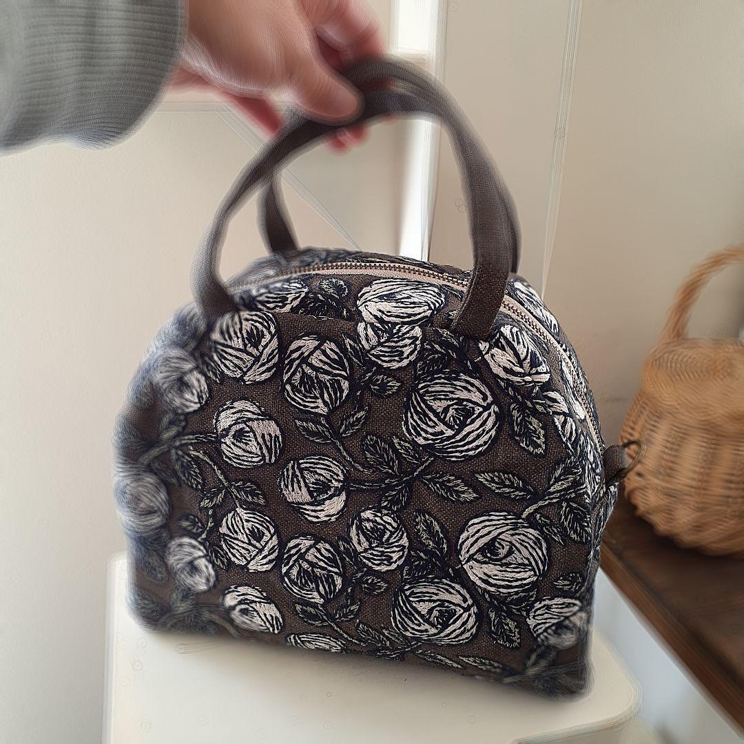 【new❤︎一般販売】⚮̈ ミナペルホネン rosy ◆ラウンドボストンバッグ