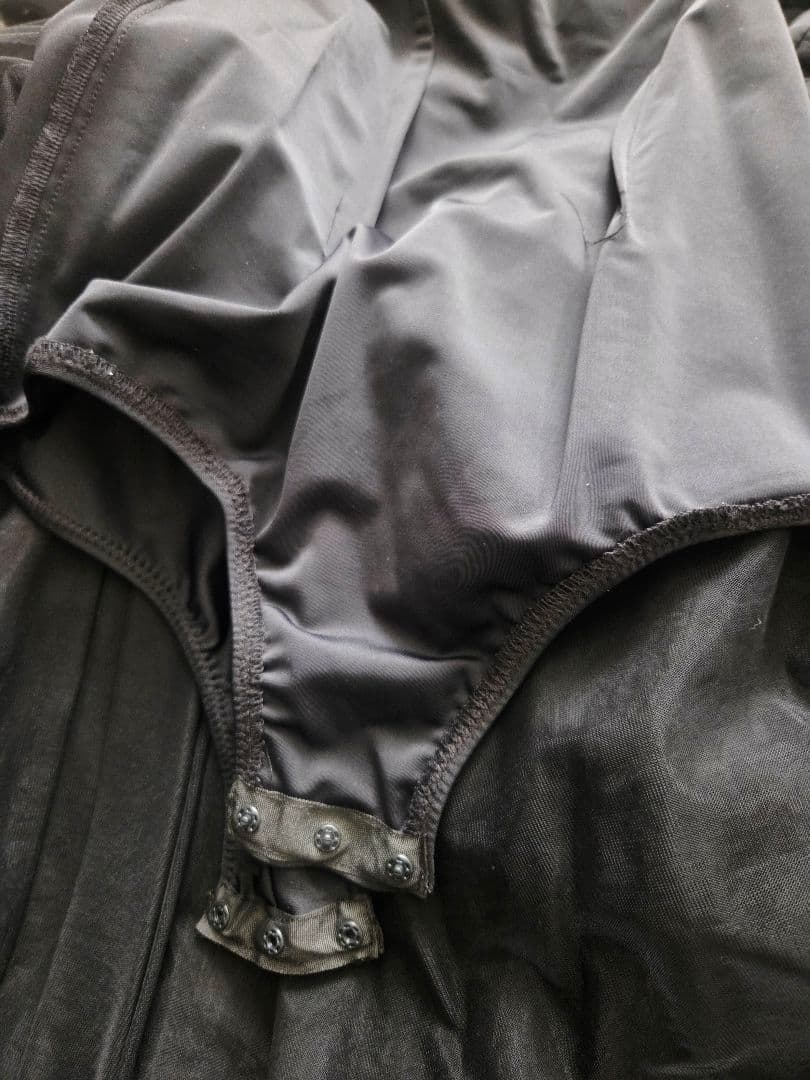 シンプル ブラックドレス スタンダードドレス 社交ダンス　トライアル