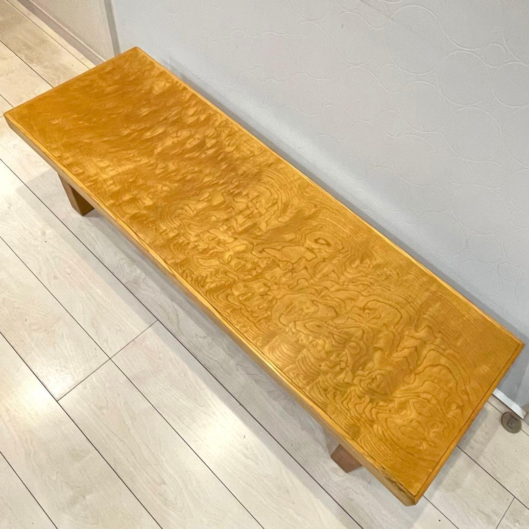 【光製作所】折りたたみ座卓 玉杢風ローテーブル 天然木 和モダン 高級 和室