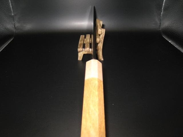 [新品未使用] 和牛刀 210mm 白紙2号 樫 八角