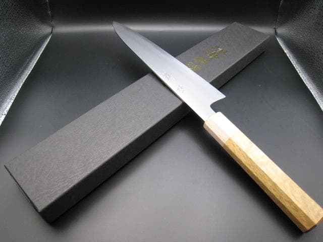 [新品未使用] 和牛刀 210mm 白紙2号 樫 八角