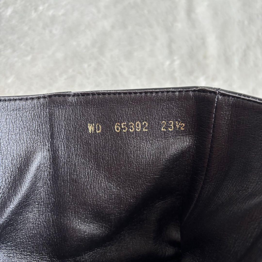 ✨️未使用級✨️ DIANA ダイアナ ショートブーツ レザー 黒 23.5㎝