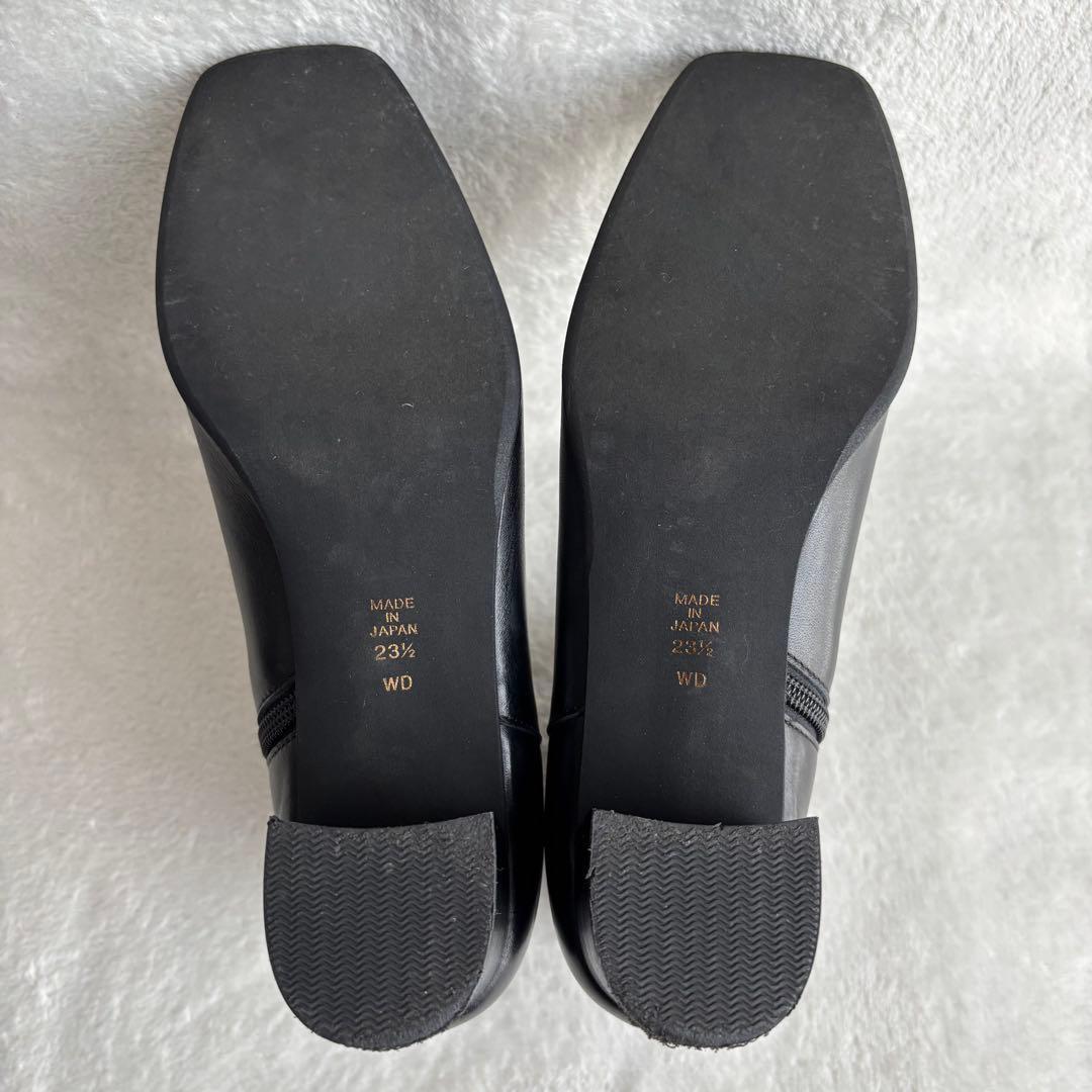 ✨️未使用級✨️ DIANA ダイアナ ショートブーツ レザー 黒 23.5㎝