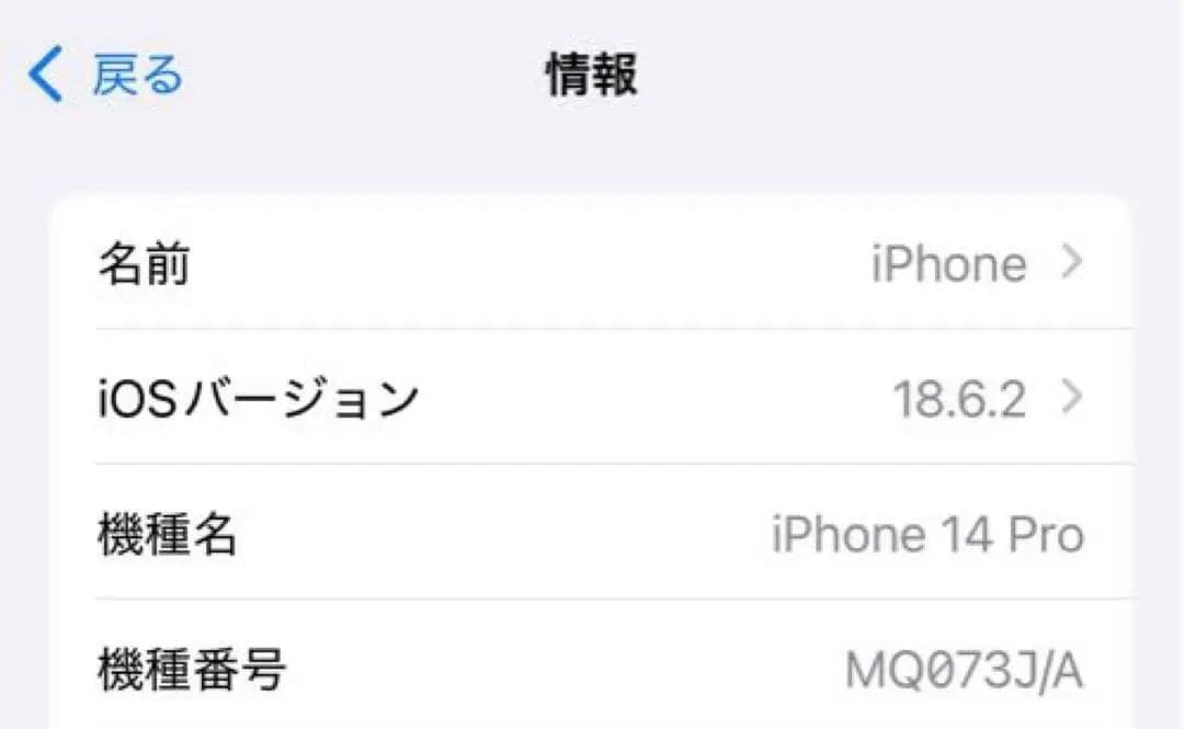 【ジャンク】Apple iPhone 14 Pro 128GB