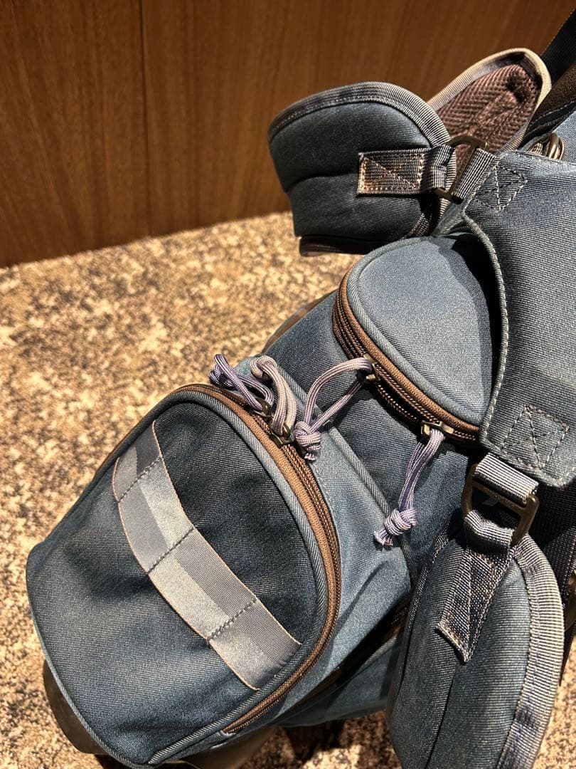 BRIEFINGキャディーバックCR-04 BEAMS別注 デニムネイビー